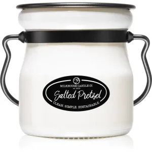 Milkhouse Candle Co. Creamery Salted Pretzel scented candle Cream Jar 142 g
