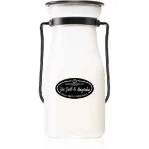 Milkhouse Candle Co. Creamery Sea Salt & Magnolia scented candle Milkbottle 227 g