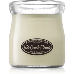 Milkhouse Candle Co. Creamery Tiki Beach Flower scented candle Cream Jar 142 g