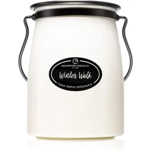 Milkhouse Candle Co. Creamery Winter Walk scented candle Butter Jar 624 g