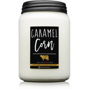 Milkhouse Candle Co. Farmhouse Caramel Corn scented candle Mason Jar 737 g
