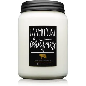 Milkhouse Candle Co. Farmhouse Christmas scented candle Mason Jar 737 g