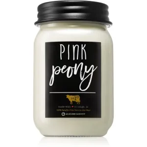 Milkhouse Candle Co. Farmhouse Pink Peony scented candle Mason Jar 368 g