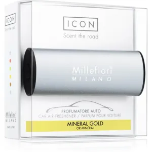 MillefioriIcon Metallo Car Air Freshener - Mineral Gold (Mat Case) 1pc