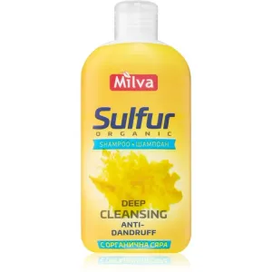 Milva Sulfur deep cleanse clarifying shampoo for dandruff 200 ml