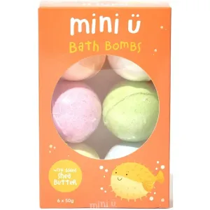 Mini-U Bath Bomb 6 Pack effervescent bath bomb 6x50 g