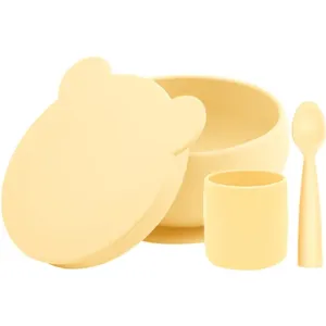 Minikoioi BLW I Mellow Yellow dinnerware set