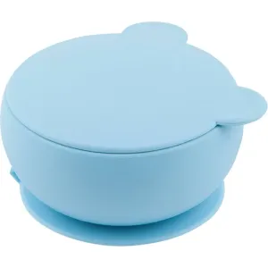 Minikoioi Bowl Blue silicone bowl with suction cup 1 pc