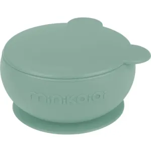 Minikoioi Bowl River Green silicone bowl with suction cup 1 pc