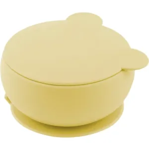 Minikoioi Bowl Yellow silicone bowl with suction cup 1 pc
