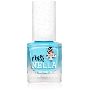 Miss Nella Peel Off Nail Polish nail polish for children MN01 Mermaid Blue 4 ml