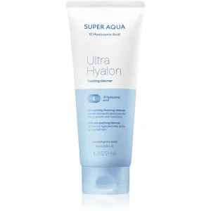 Missha Super Aqua 10 Hyaluronic Acid hydrating cleansing foam 200 ml #250629