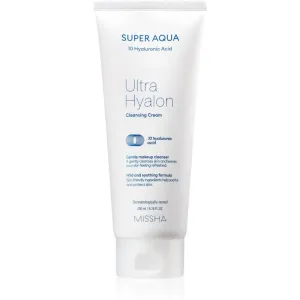 Missha Super Aqua 10 Hyaluronic Acid moisturising cream cleanser 200 ml #250627