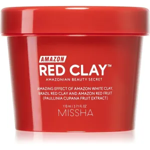 Missha Amazon Red Clay™ oil-controlling and pore-minimising cleansing mask with clay 110 ml #234101