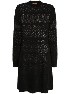 MISSONI - Chevron Wool Blend Short Dress #1650945