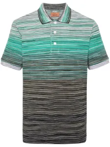 MISSONI - Tie-dye Print Cotton Polo Shirt #1789696