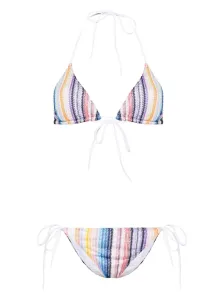 MISSONI BEACHWEAR - Striped Triangle Bikini Set #1784073