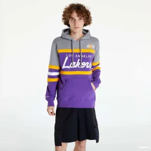Mitchell & Ness Head Coach Hoodie Los Angeles Lakers Purple/ Grey #1412146