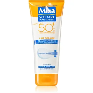 MIXA Sun Sun Lotion for Face and Body for Sensitive Skin SPF 50+ 200 ml