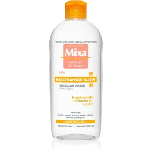 MIXA Niacinamide Glow micellar water with a brightening effect 400 ml