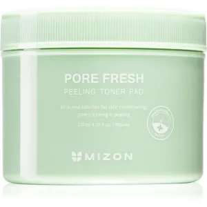 Mizon Pore Fresh exfoliating cotton pads for sensitive acne-prone skin 60 pc #278595