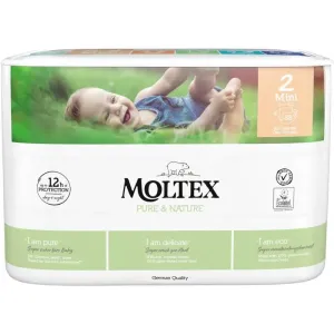 Moltex Pure & Nature Mini Size 2 disposable organic nappies 3-6 kg 38 pc