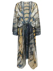 MONA SWIMS - Silk Beach Cover-up Kimono #1644557