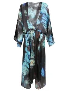 MONA SWIMS - Silk Beach Cover-up Kimono #1644551