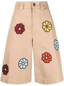MONCLER - Patched Cotton Shorts