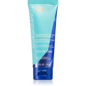 Moroccanoil Color Care purple toning shampoo for blonde hair 70 ml