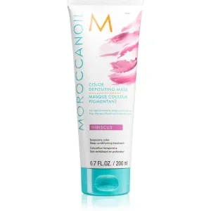 Moroccanoil Color Depositing gentle nourishing mask without permanent colour pigments Hibiscus 200 ml #255655