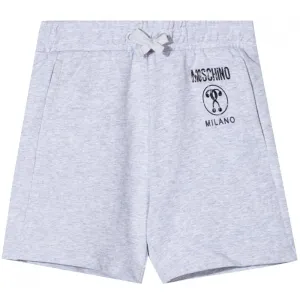 Moschino Boys Kids Logo Shorts Grey 10Y