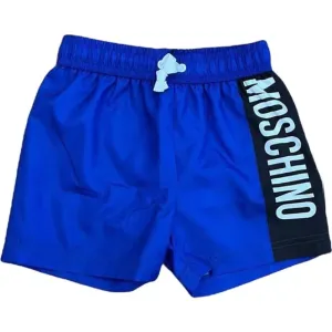 Moschino Boys Logo Swim Shorts Blue 4Y