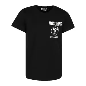 Moschino Boys Logo T-shirt Black 10Y #1004028
