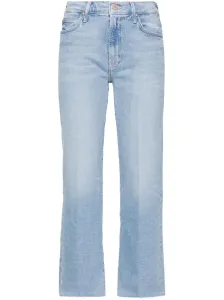 MOTHER - Denim Straight Leg Cropped Jeans
