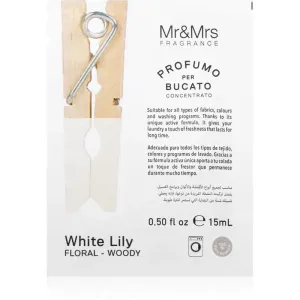 Mr & Mrs Fragrance Laundry White Lily concentrated fragrance for washing machines 15 ml