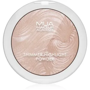 MUA Makeup Academy Shimmer professional highlight pressed powder shade Pink Shimmer 8 g