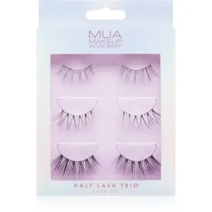MUA Makeup Academy Half Lash Trio false eyelashes 3x2 pc