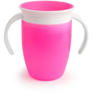 Munchkin Miracle 360° training cup with handles Pink 6 m+ 207 ml