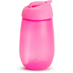 Munchkin Simple Clean children’s bottle with straw Pink 12 m+ 296 ml