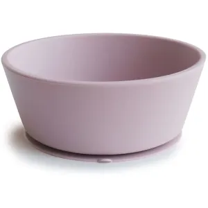 Mushie Silicone Suction Bowl silicone bowl with suction cup Soft Lilac 1 pc