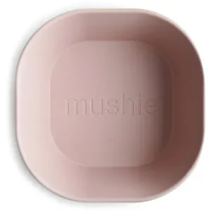 Mushie Square Dinnerware Bowl Bowl Blush 2 pc