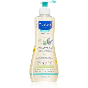 Mustela Bébé Stelatopia bath and body oil for children for atopic skin 500 ml #266835