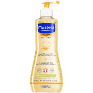 Mustela Bébé Dry Skin cleansing oil for children from birth 500 ml #258408