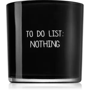 My Flame Warm Cashmere To Do List: Nothing scented candle 10x10 cm