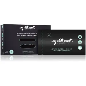 My White Secret Charcoal and Coconut Oil whitening strips for teeth 14 pc