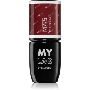 MYLAQ UV Gel Polish gel nail polish shade My Deep Love 5 ml