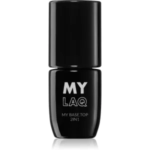MYLAQ My Top Special gel top coat shade My White 5 ml