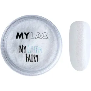 MYLAQ My Fairy shimmering powder for nails shade Green 2 g