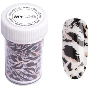 MYLAQ Transfer Foil My Animal nail art foil for nails M885 4x100 cm